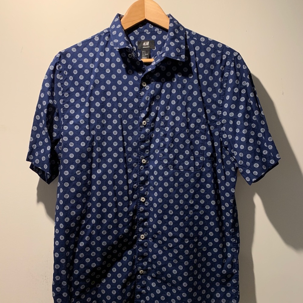 H&M Men’s Button Down Half Sleeve